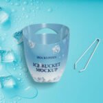 Free Ice Bucket Mockup PSD Template