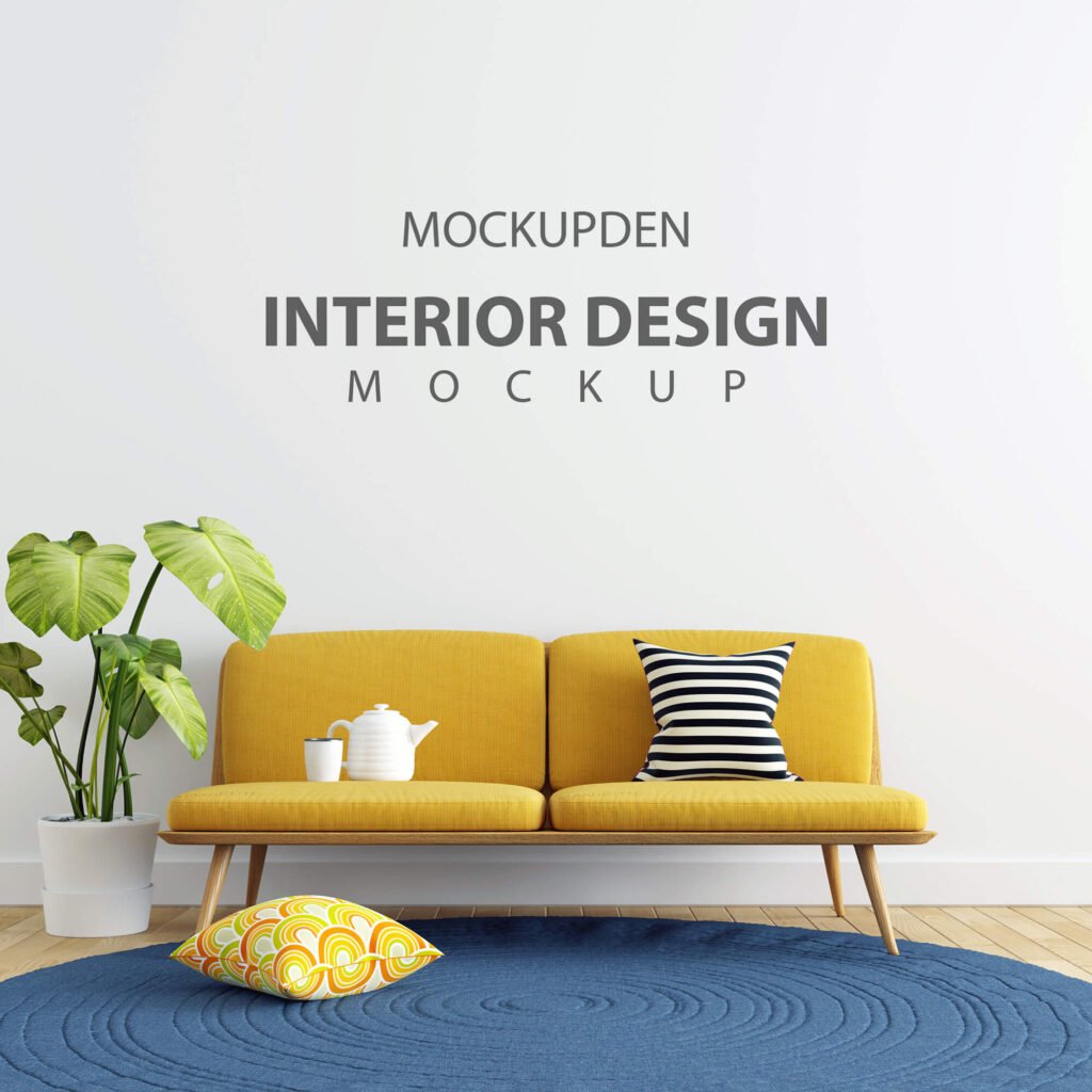 Free Interior Design Mockup PSD Template Mockup Den