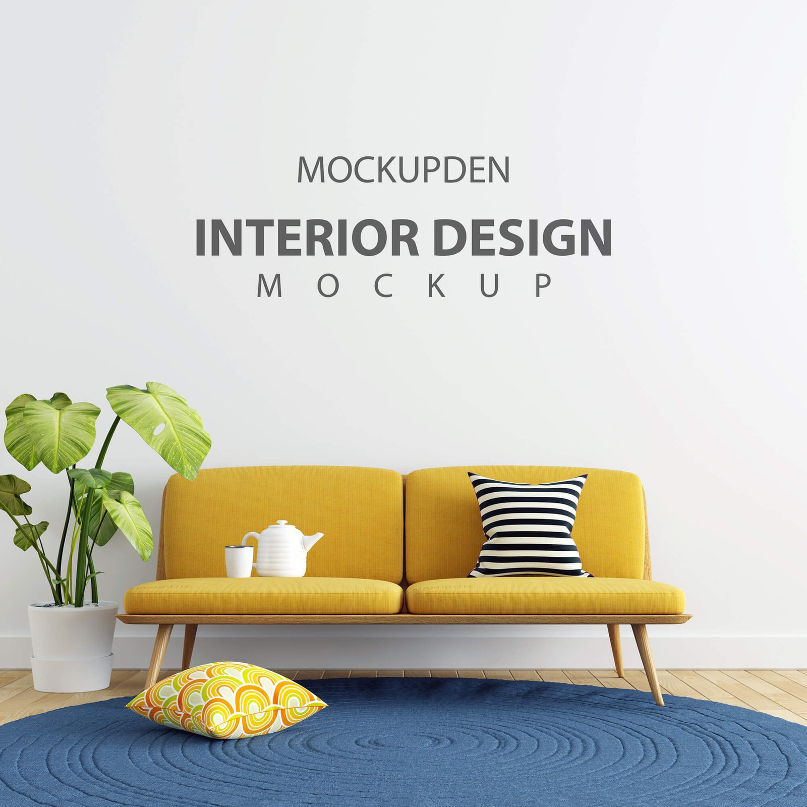 Free Interior Design Mockup PSD Template