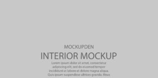 Free Interior Mockup PSD Template