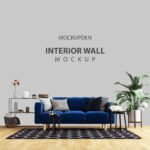 Free Interior Wall Mockup PSD Template