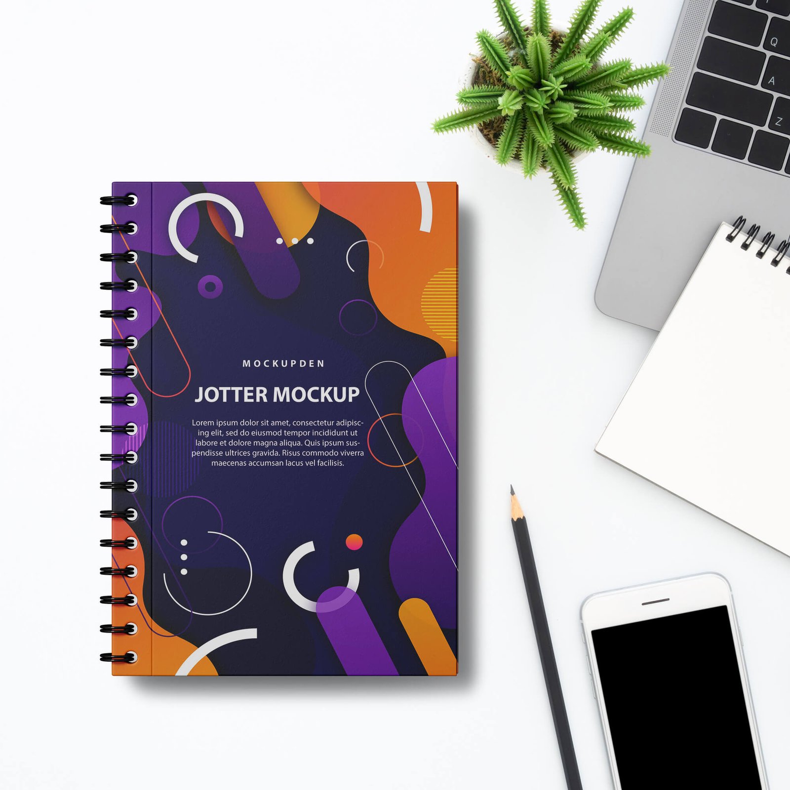 Download Free Jotter Mockup Psd Template Mockup Den