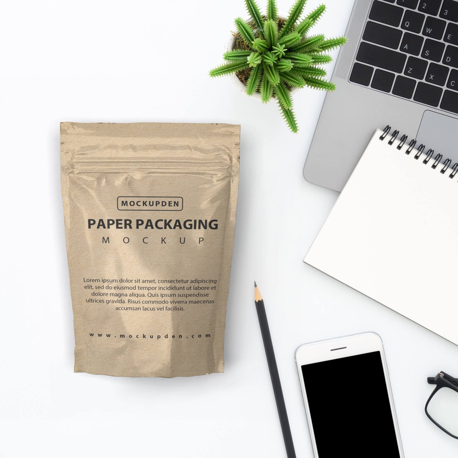Free Paper Packaging Mockup PSD Template
