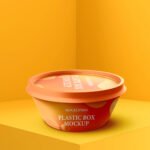 Free Plastic Box Mockup PSD Template
