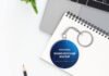 Free Round Keychain Mockup PSD Template