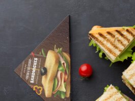 Free Sandwich Mockup PSD Template