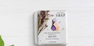 Free Soap Packaging Mockup PSD Template