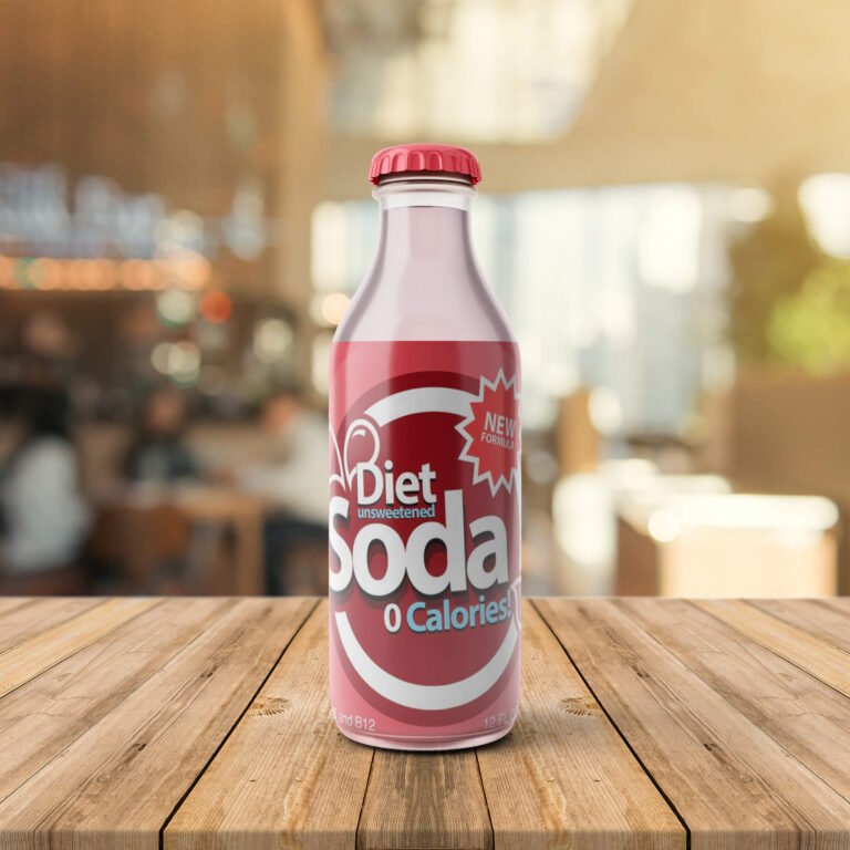 Soda Bottle Free Mockup PSD Template