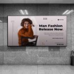 Free Subway Ad Mockup PSD Template