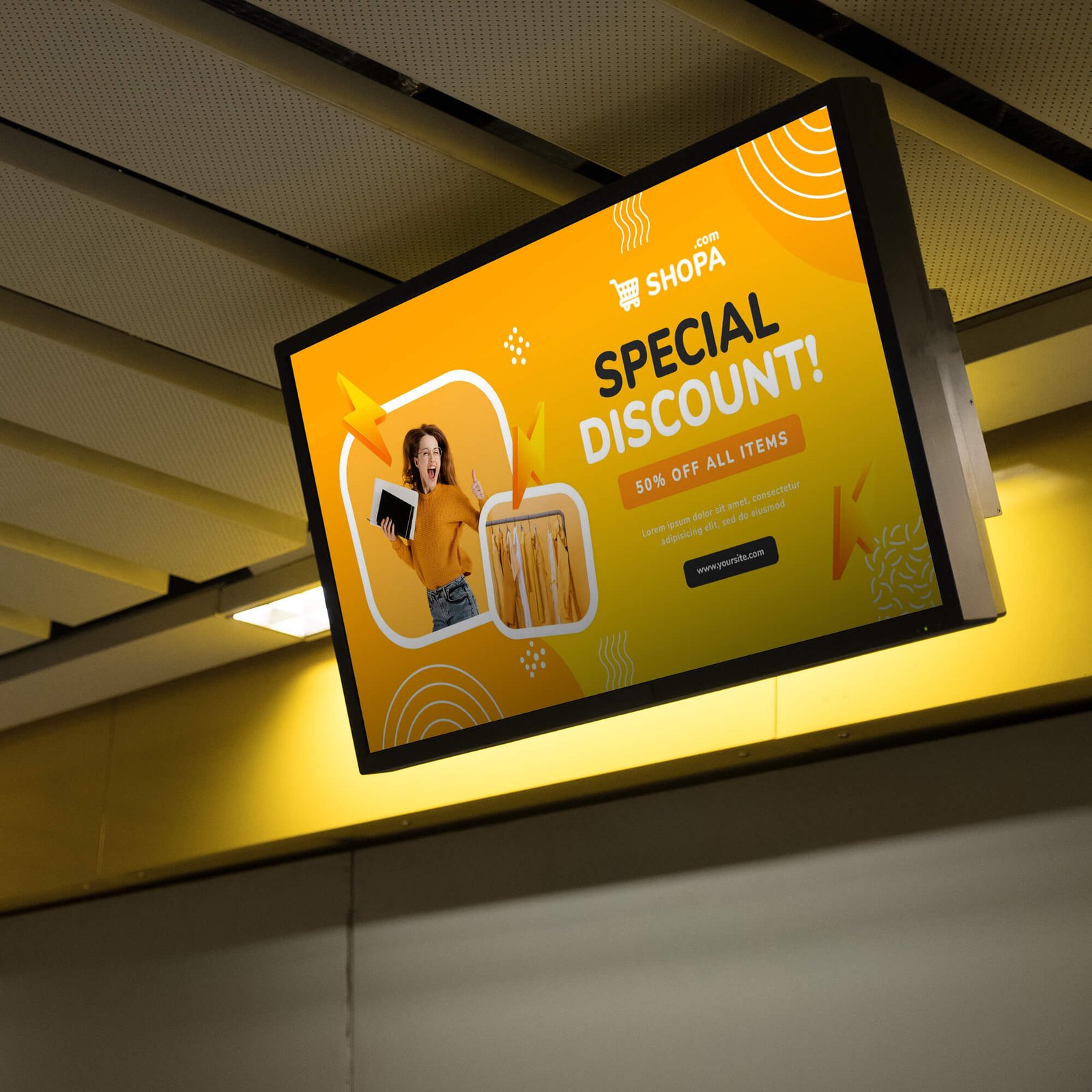 Free Subway Ad Mockup PSD Template (2)