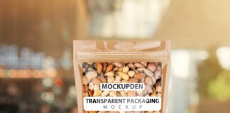 Free Transparent Packaging Mockup PSD Template