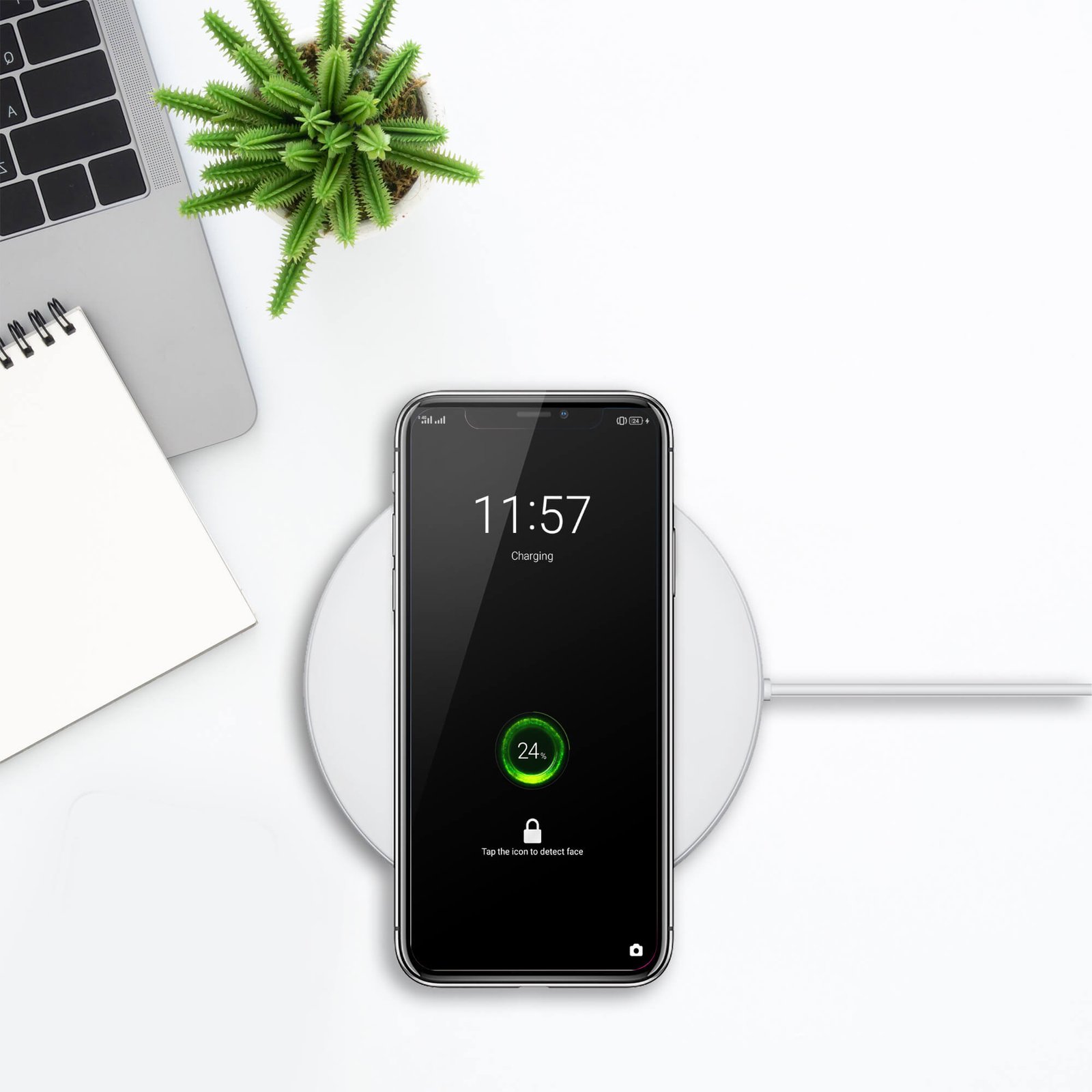 Free Wireless Charger Mockup PSD Template