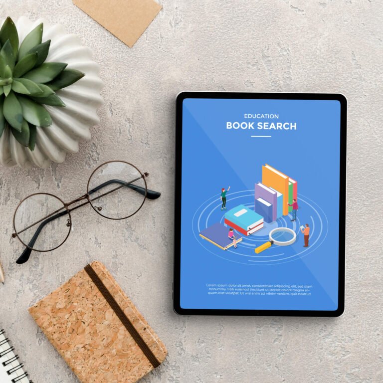 Free eBook Cover Mockup PSD Template