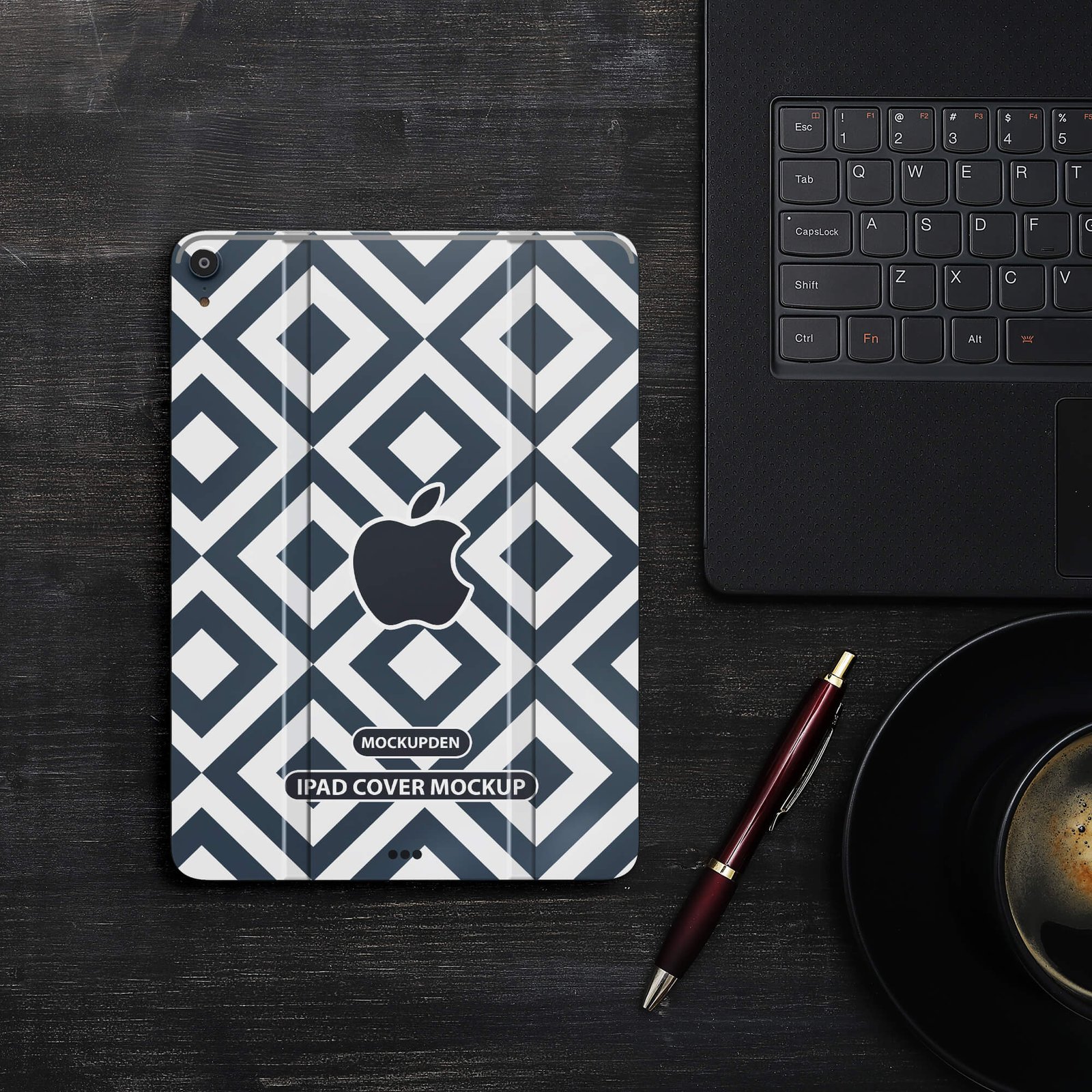 Download Free Ipad Cover Mockup Psd Template Mockup Den