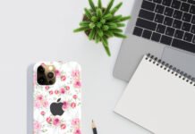 Free iPhone Cover Mockup PSD Template