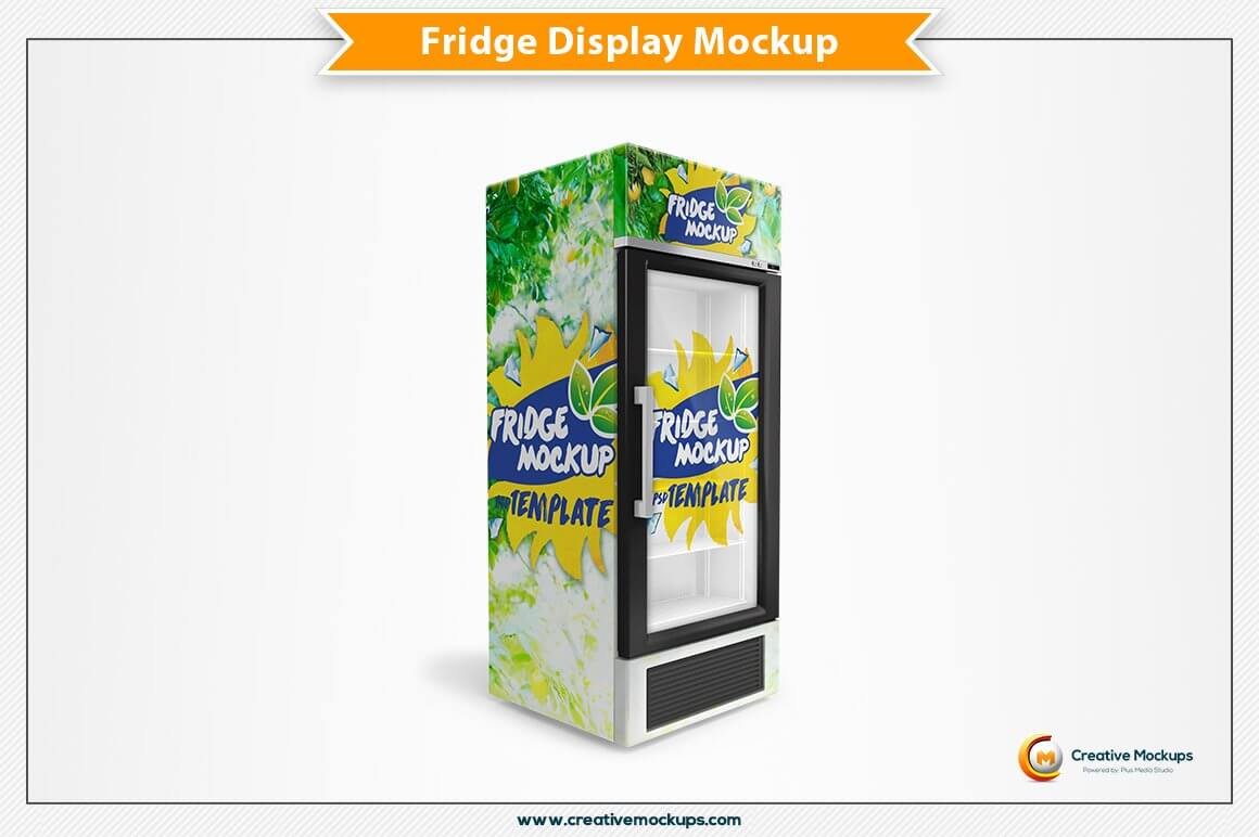 Fridge Psd Mockup