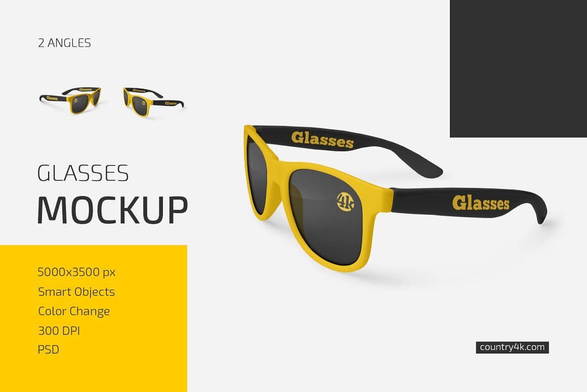 Glasses Mockup Set