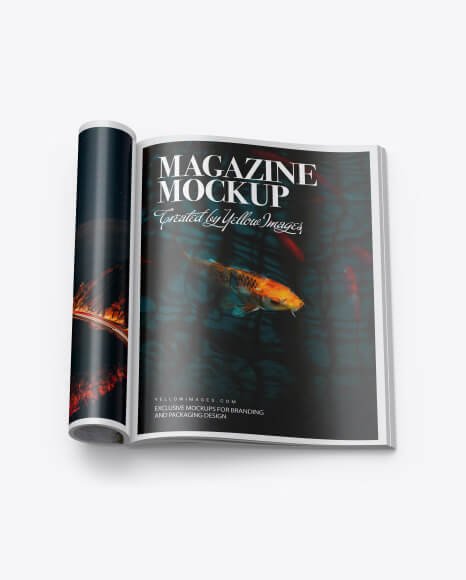 Glossy Magazine Mockup (2)