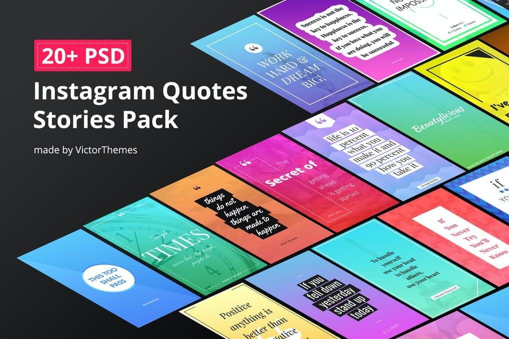 Instagram Quotes Stories Pack