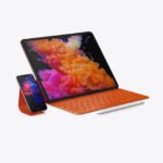 Ipad Pro with Pencil, Keyboard & Iphone Mockup