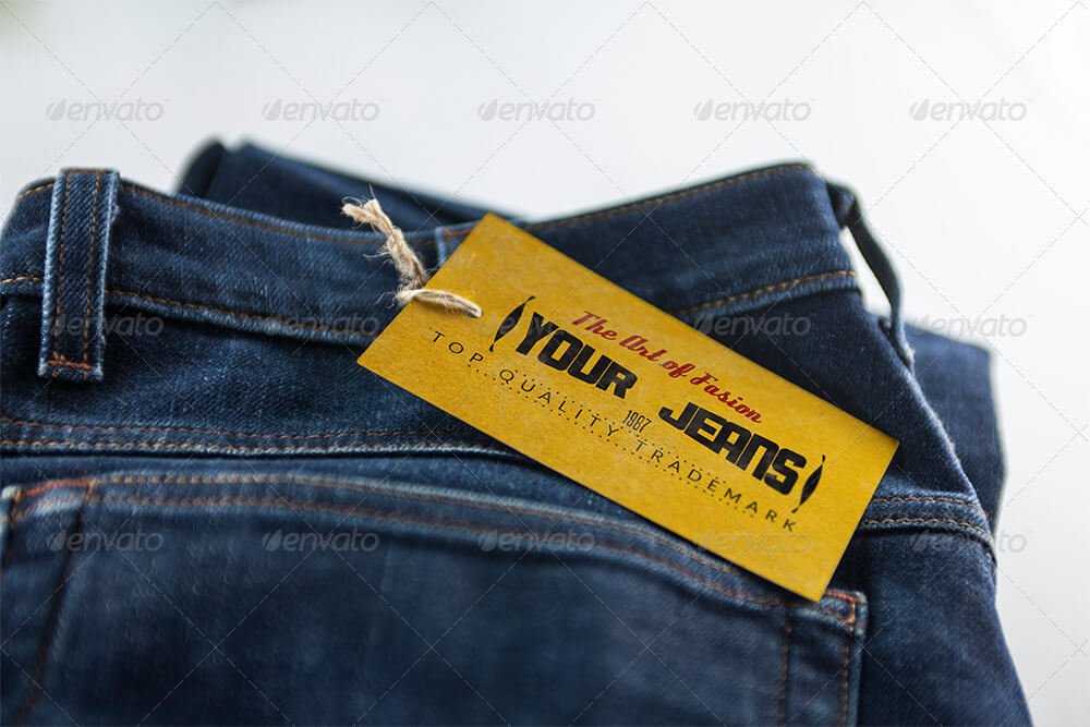 Jeans Label Mockup