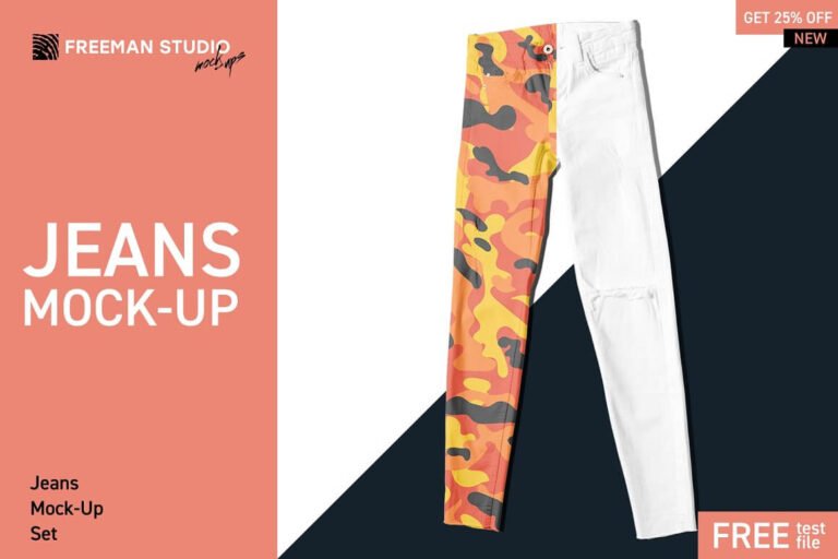 26+ Best Trendy Jeans Mockup PSD Templates