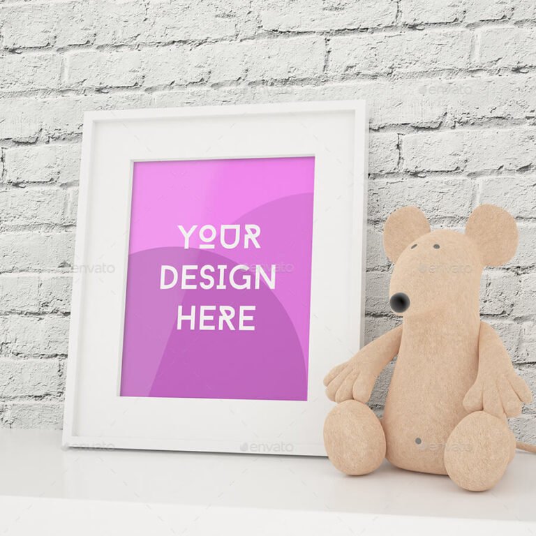 27+ Cute Kids Room Mockup PSD Templates - Mockup Den