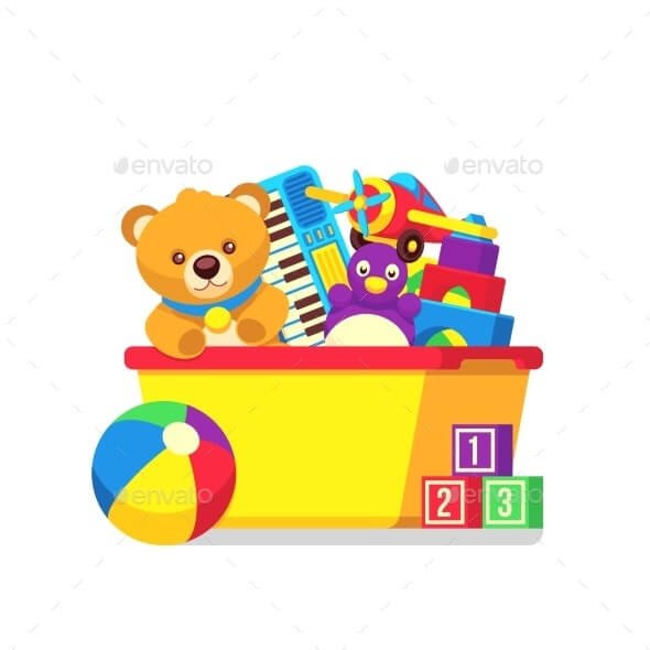 Kids Toys in Box