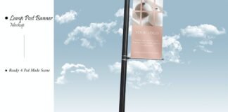 Lamp Post Banner Mock-up (2)