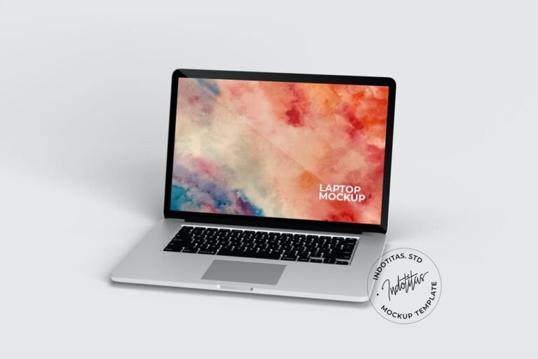 30+ Best FREE Laptop Screen Mockup PSD Templates