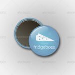 Magnet Button Badge Mockup