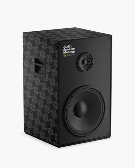 Matte Audio Speaker Mockup