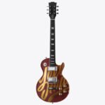 Matte Electric Guitar Mockup - Front View