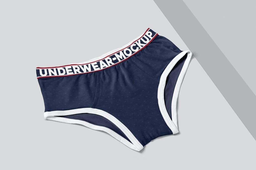 Premium PSD  Women underwear mockup design