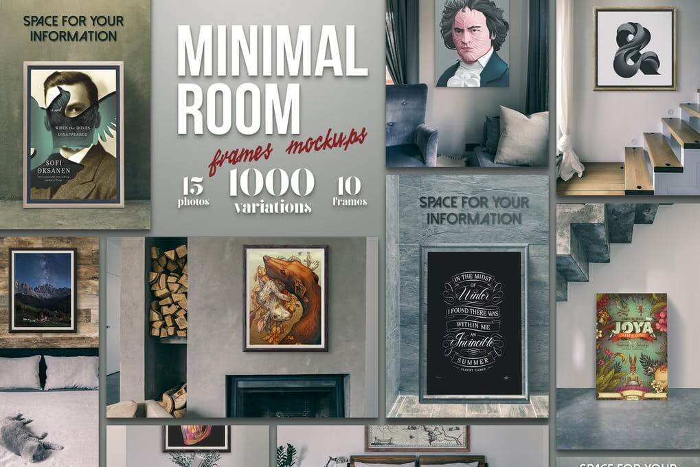 Minimal Room - Frames Mockups