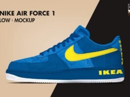 NIKE AIR FORCE 1 Low Mockup