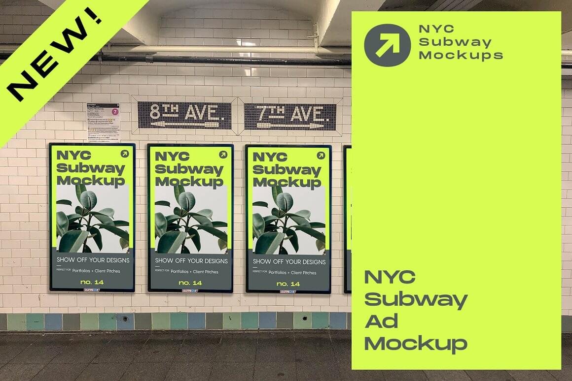 NYC Subway Ad Mockup