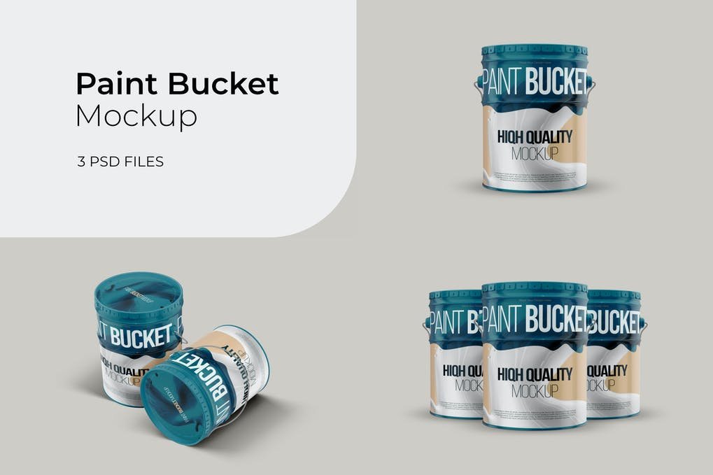 Paint Bucket - Mockup