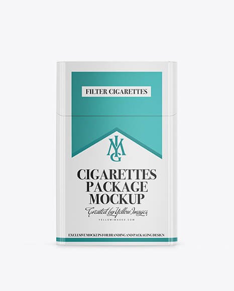Paper Cigarette Pack Mockup