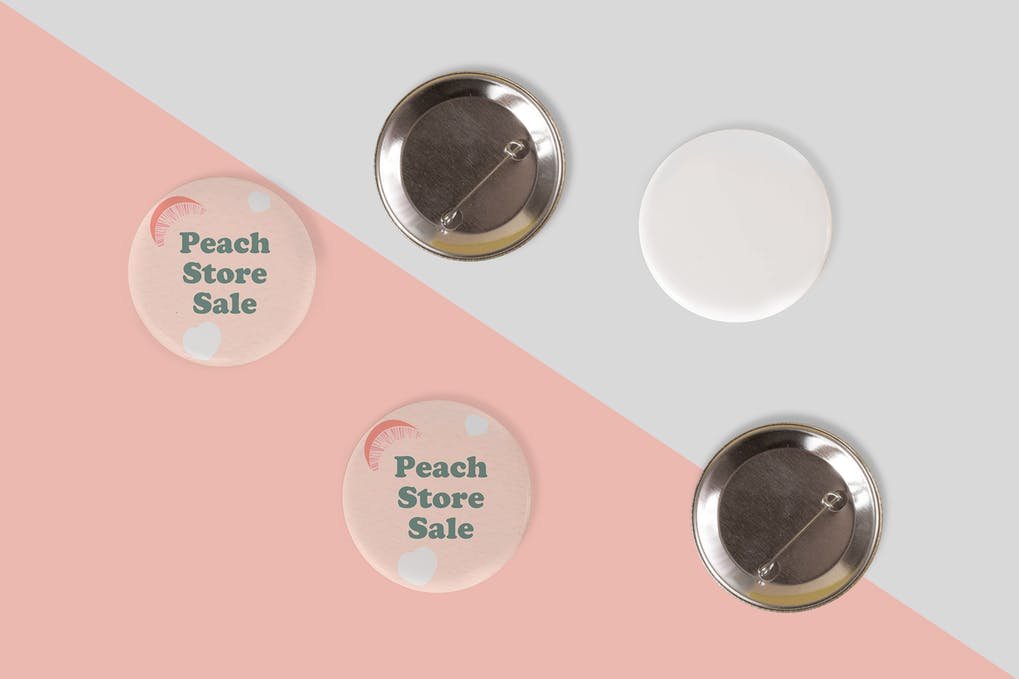 Pin Buttons Mock Up