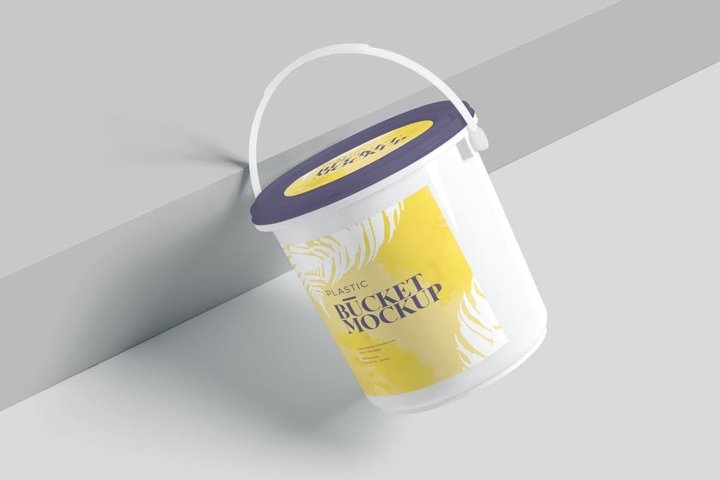 Plastic Bucket Mockups