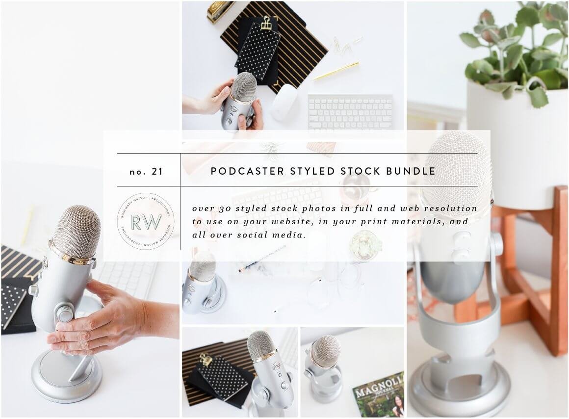 Podcaster Styled Photo Bundle