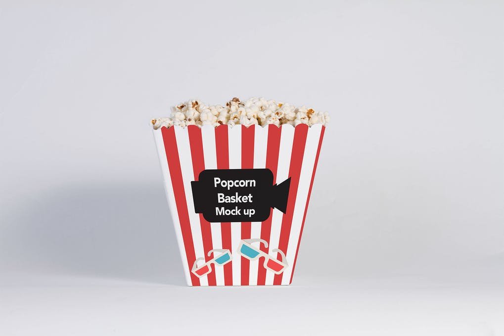 Popcorn Bucket Mockup