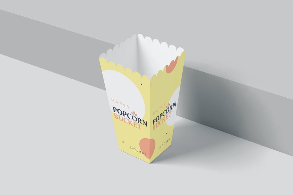 Popcorn Bucket Mockups