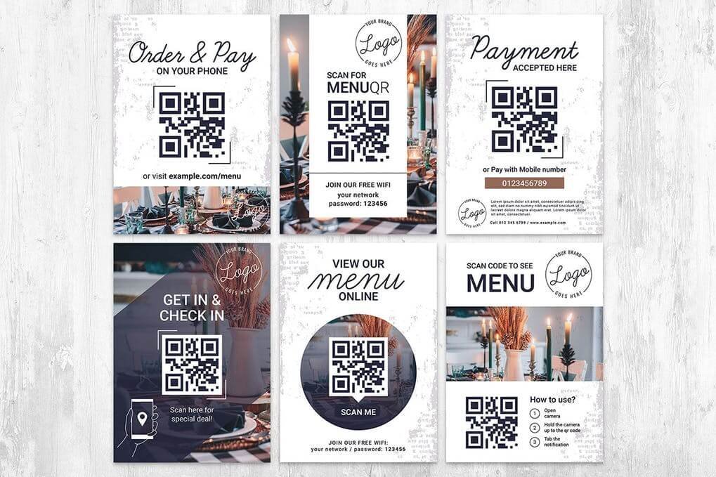 QR Code Flyer for Restaurant