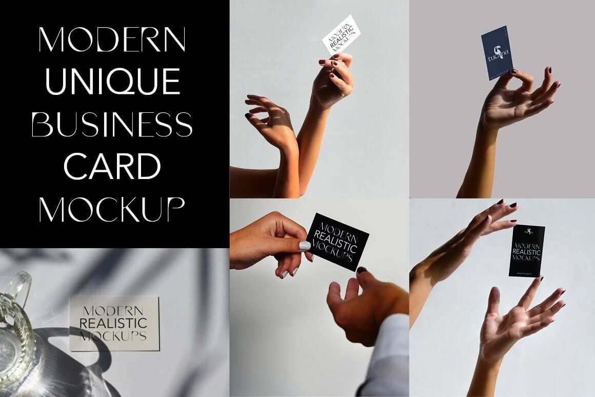 Realistic Businesscard Mockup Bundle