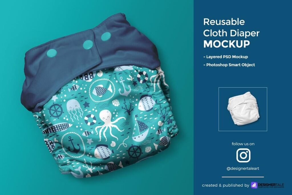 24+ Best Diaper Mockup PSD Templates - Mockup Den