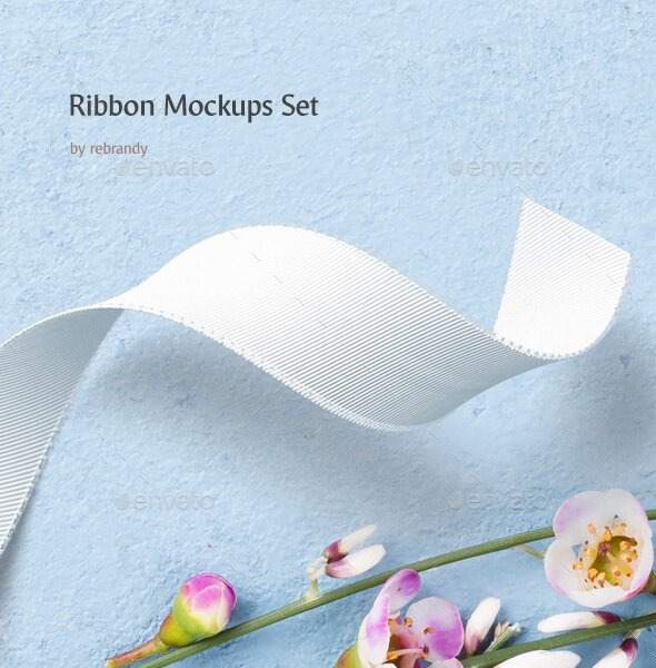 Ribbon Mockups Set