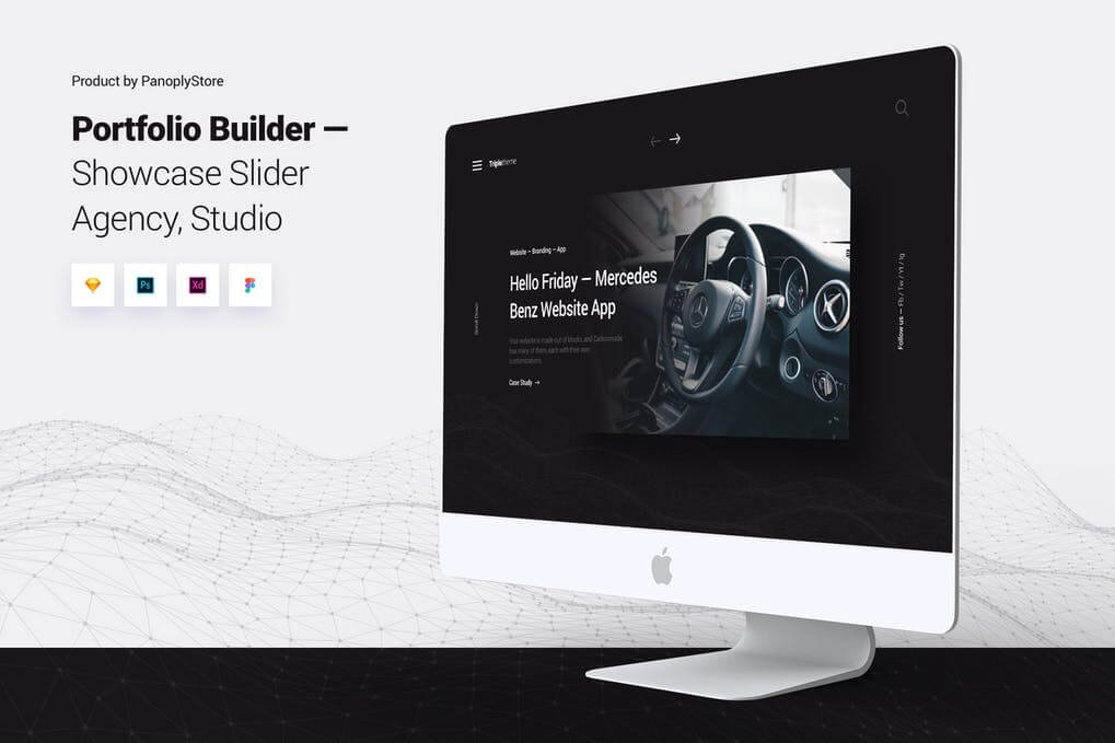 Showcase Slider - Portfolio Design Agency Template