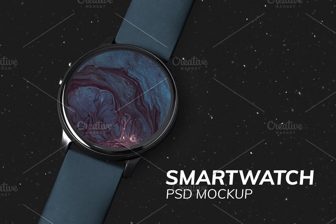 Smartwatch screen mockup device